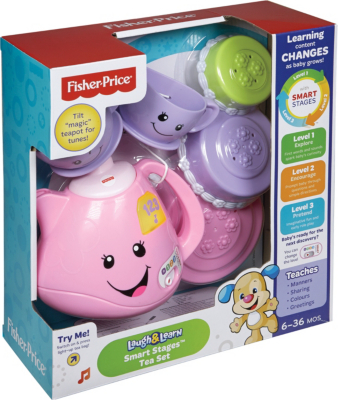 FisherPrice Laugh & Learn Smart Stages Tea Set Kids at ASDA