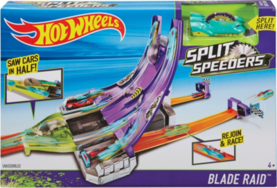 hot wheels split speeders track