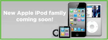 Click here to view the new Apple iPod family