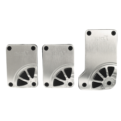  Cheap Race X Pedal Pads   Chrome £2.62   ASDA Motor Clearance Sale While Stocks Last