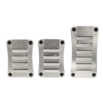  Cheap Race X Pedal Pads   Brushed Steel Finish £2.62   ASDA Motor Clearance Sale While Stocks Last