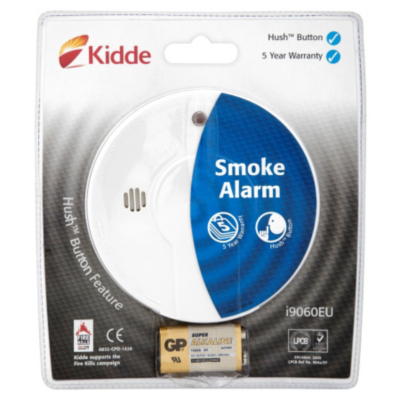 Smoke Alarm with Hush 0916UK-S