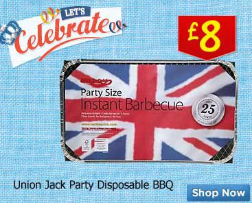 Union Jack Party Disposable BBQ
