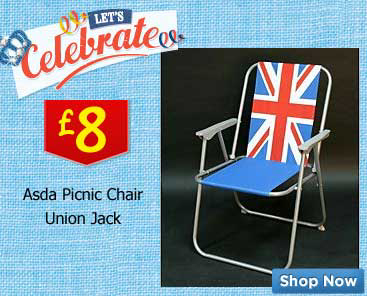 Adult Union Jack Picnic chair