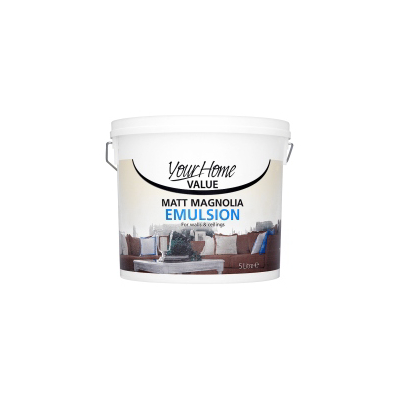 Your Home Magnolia Matt Paint - 5L, Magnolia