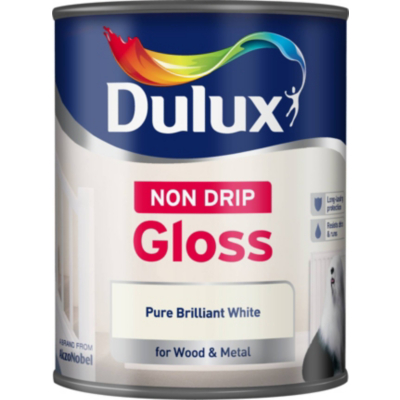 Dulux Non Drip Gloss Pure Brilliant White-
