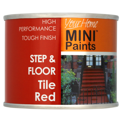 Your Home Mini Paint Step and Floor Paint Red-