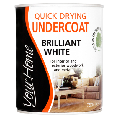 Your Home Quick Dry Undercoat White Paint - Wood