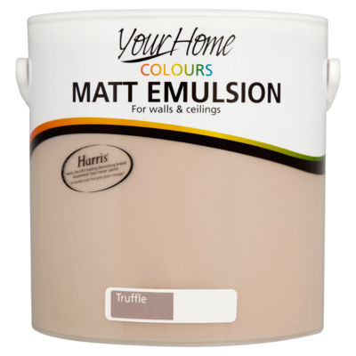 Your Home Colours Matt Truffle Paint- 2.5L,