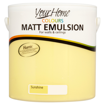 Your Home Colours Matt Sunshine Paint- 2.5L,
