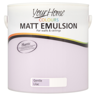 Your Home Colours Matt Gentle Lilac Paint- 2.5L,