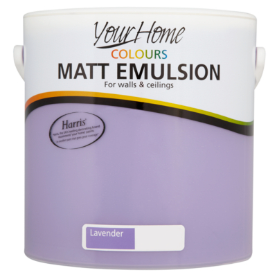 Your Home Colours Matt Lavender Paint- 2.5L,