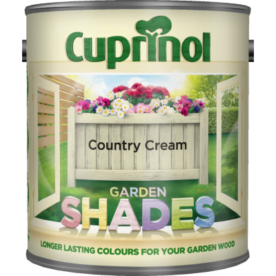 Cuprinol Garden Paint Country Cream - 1L, Creams