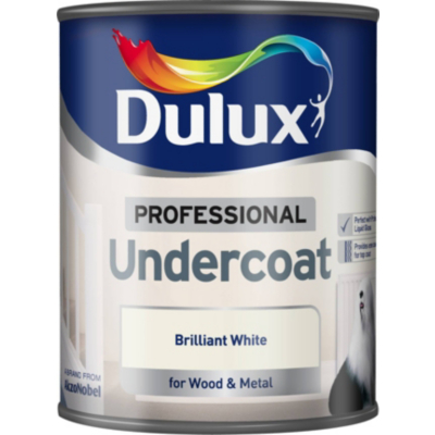 Dulux Prof Undercoat Brilliant White- 750ml,
