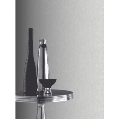 OPERA Samba Plain Silver Wallpaper, Silver 405901