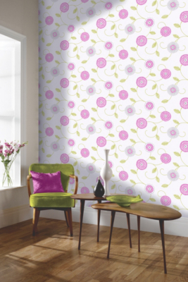 Arthouse OPERA Tango Plain Green Wallpaper, Green 408304