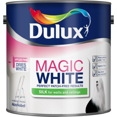 Dulux Magic White Silk Pure Brilliant White-