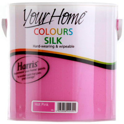Colours Silk Hot Pink Paint- 2.5L,
