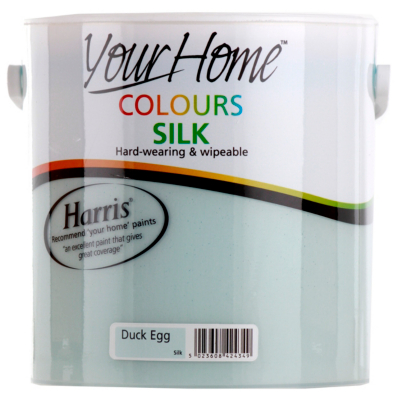 Colours Silk Duck Egg Paint- 2.5L,
