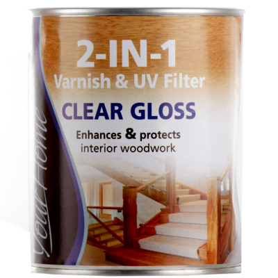 2 In 1 Clear Gloss Paint- 750ml,