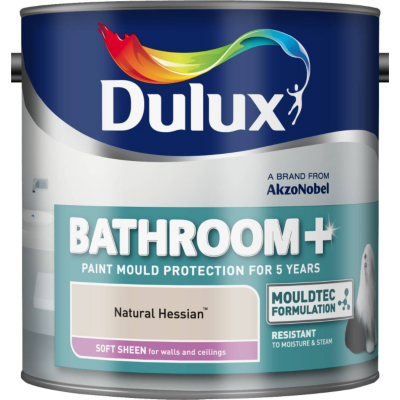 Bathroom Soft Sheen Natural Hessian -