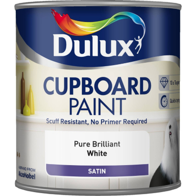 Dulux Cupboard Paint Pure Brilliant White -