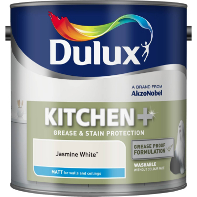Dulux Kitchen Matt Jasmine White - 2.5L, Whites