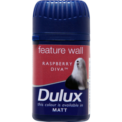 Dulux Feature Wall Colour Tester Raspberry Diva