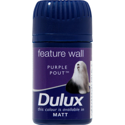 Dulux Matt Feature Wall Colour Tester Purple