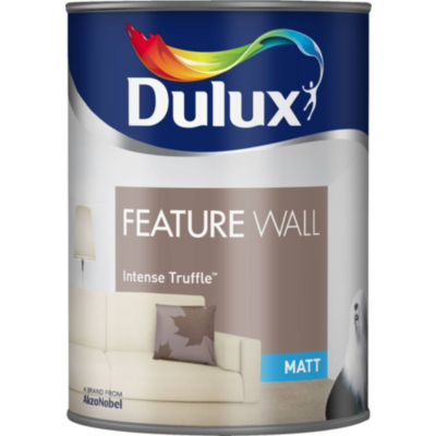 Dulux Matt Feature Wall Intense Truffle - 1.25L,