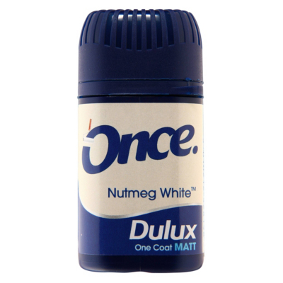 Dulux Once Tester Nutmeg White - 50ml, Whites