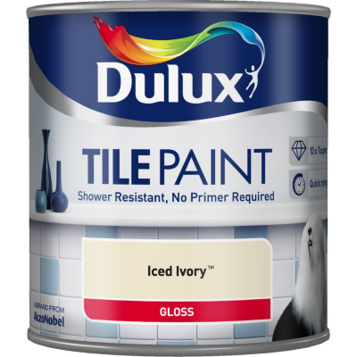 Tile Paint Iced Ivory - 600ml, Neutrals