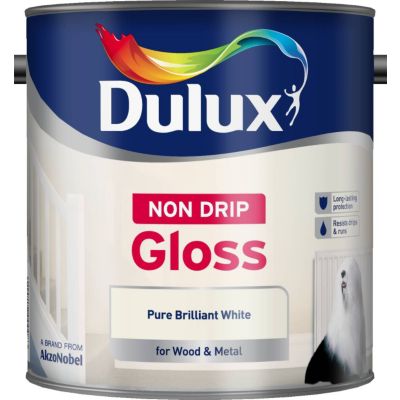 Non Drip Gloss Pure Brilliant White -