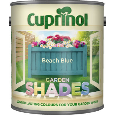 Cuprinol Garden Paint Beach Blue - 1L, Blues and