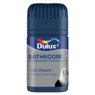 Dulux Bathroom Tester Chic Shadow - 50ml, Blues