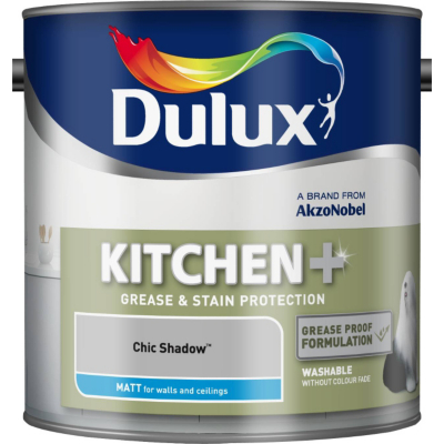 Dulux Kitchen Matt Chic Shadow - 2.5L, Blues