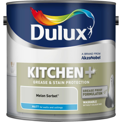 Dulux Kitchen Matt Melon Sorbet - 2.5L, Yellows