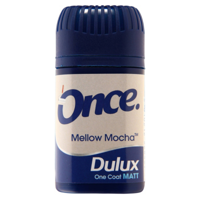 Dulux Once Tester Mellow Mocha - 50ml, Neutrals