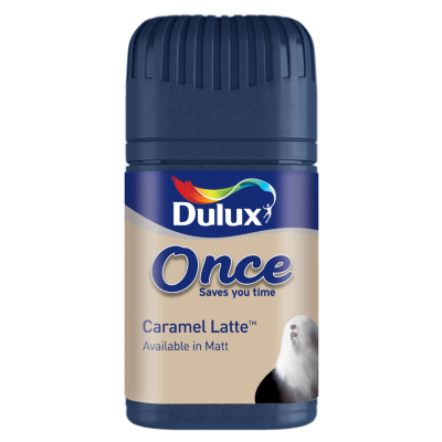 Dulux Once Tester Caramel Latte - 50ml, Neutrals