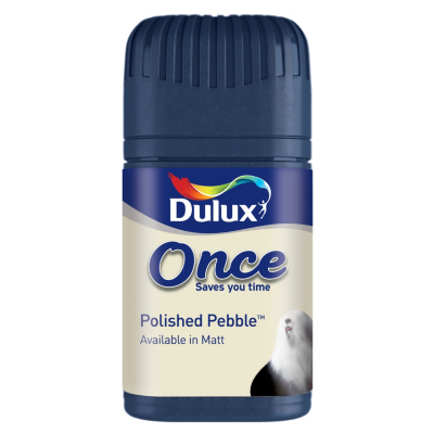 Dulux Once Tester Polished Pebble- 50ml, Blues