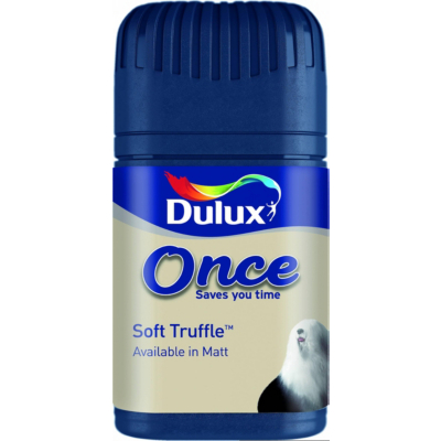 Dulux Once Tester Soft Truffle- 50ml, Neutrals