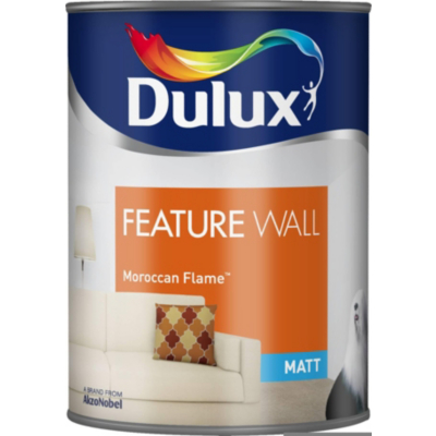 Dulux Matt Feature Wall Moroccan Flame- 1.25l,