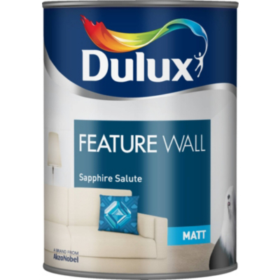 Dulux Matt Feature Wall Sapphire Salute- 1.25l,
