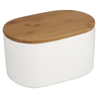 Elegant Living Ceramic Bread Bin Cream by ASDA P1880-X01