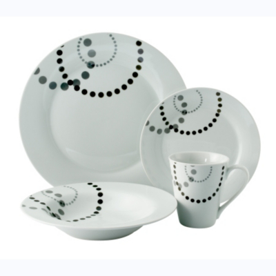 ASDA 16 Piece Spira Value Dinner Set, White