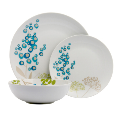 ASDA 12 Piece Florence Dinner Set, White