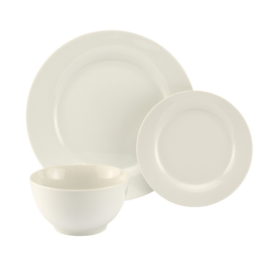 ASDA 12 Piece White Sorrento Dinner Set, White