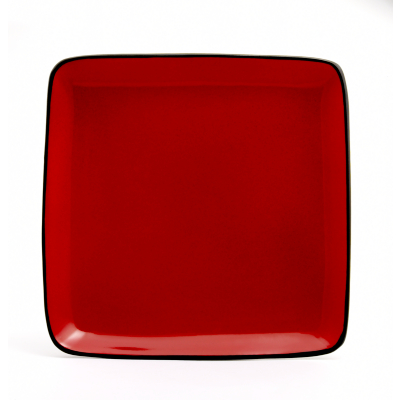 12 Piece Red Square Shanghai Dinner Set,