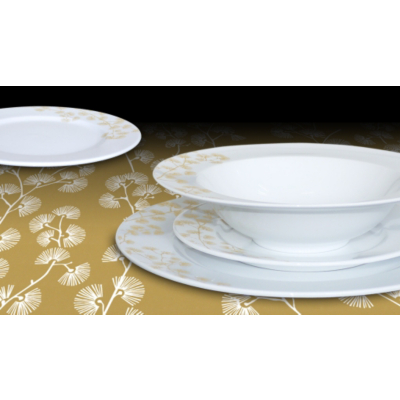 Winter Mist Porcelain Dinner Set - 12