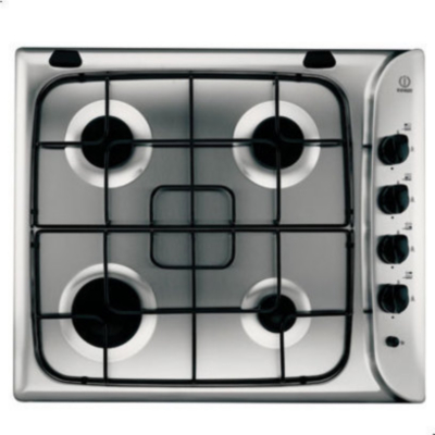 Indesit PI640ASIX Flame Fail Satin Steel Gas Hob